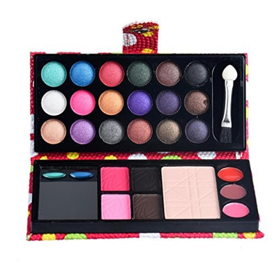 Eyeshadow,Mandy 26 Colors Eyeshadow Blush Lip Gloss Powder Makeup Palette