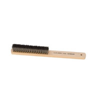Eurotool Wood Handle Metal Brushes, Steel