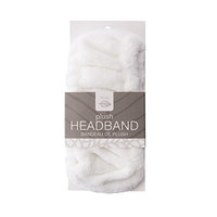 Tru Spa Plush Facial Headband, Perfect for Bath, Makeup, and Spa