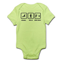 CafePress - Disc Golfing Infant Bodysuit - Baby Light Bodysuit
