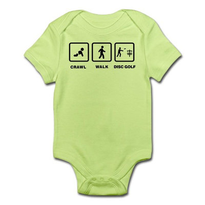 CafePress - Disc Golfing Infant Bodysuit - Baby Light Bodysuit