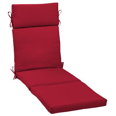 Arden Companies Better Homes and Gardens Outdoor Patio Chaise Cushion, Really Red Texture