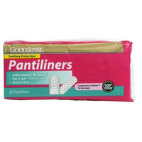 Good Sense Unscented Individually Wrapped Panty Liners, 22 Count - Case of 18