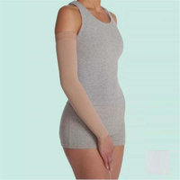 Juzo 2001CGRSB06 III Soft Circular Knit Arm Sleeve 20-30 mmHg Regular with Silicone Border - White