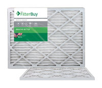 AFB Silver MERV 8 30x36x1 Pleated AC Furnace Air Filter. Filters. 100% produced in the USA. (Pack of 2)
