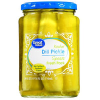 Great Value Kosher Dill Pickle Spears