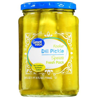 Great Value Kosher Dill Pickle Spears