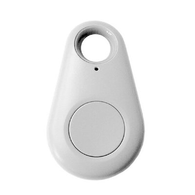 Pet Dog Anti-lost Tracker! Bluetooth GPS Tracker Tag! Key Finder! (White)