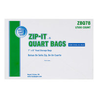 Royal Zip - It Double Zipper Storage Bags, Quart, 500 Ct