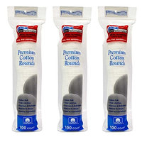 Cleansing 100% Cotton Rounds Hypoallergenic - Dermatologist Tested and Approved - Premium Pure Performance Cotton Rounds, 100% Cotton - GREAT FOR eye makeup remover pads and facial wipes
