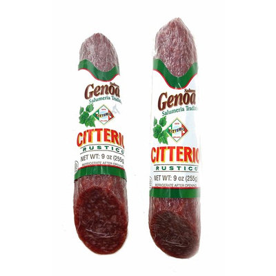 Citterio Genoa Salami Chubs 2 Pack - 9 Ounce each