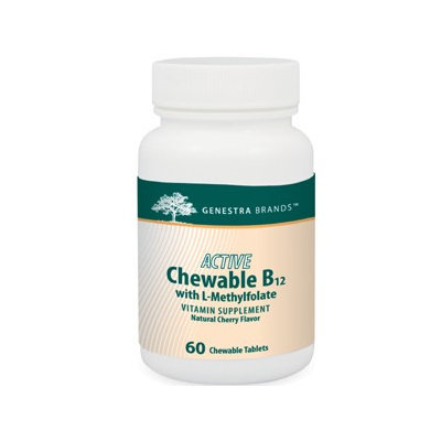 Genestra, Active Chew B12 w/L-Methylfolate 60 tabs
