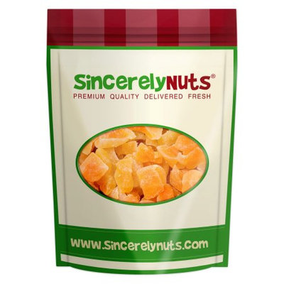 Sincerely Nuts Dried Cantaloupe, Chunks, 1 Lb