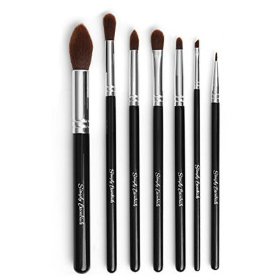 BEST MAKEUP BRUSH SET - Set of 7 brushes- Professional Quality - Apply Makeup Like a Pro- For Beautiful Results!