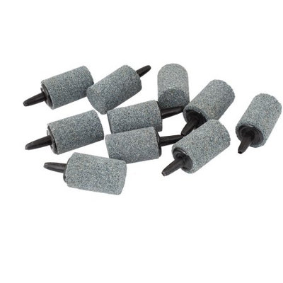 10 x Fishbowl Aquarium Bubble Air Creator Mineral Stone Gray 19.6mmx30.5mm