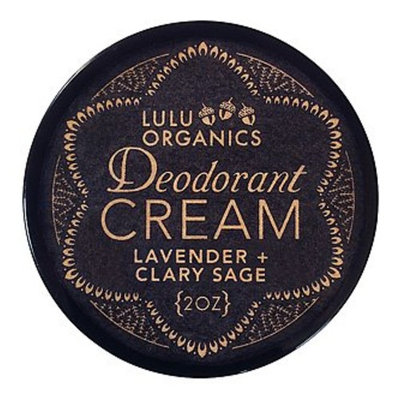 Deodorant Cream Lavender & Clary Sage 2 oz by Lulu Organics