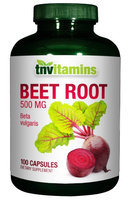 Tnvitamins Beet Root 500 Mg Capsules - 100 Capsules