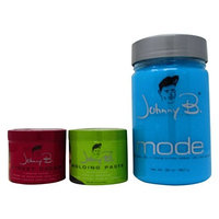 Bundle - 3 Items : Johnny B Street Cream Pomade, 4.5 Oz & Johnny B Molding Paste, 4.5 Oz & Johnny B Mode Gel, 32 Oz
