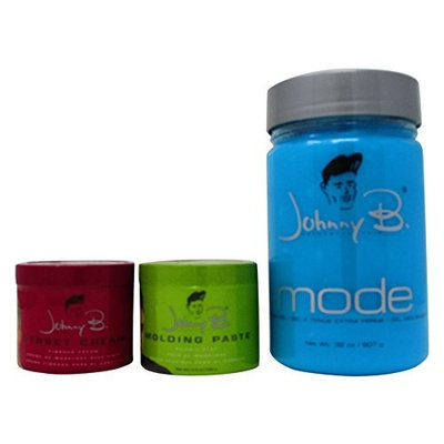 Bundle - 3 Items : Johnny B Street Cream Pomade, 4.5 Oz & Johnny B Molding Paste, 4.5 Oz & Johnny B Mode Gel, 32 Oz