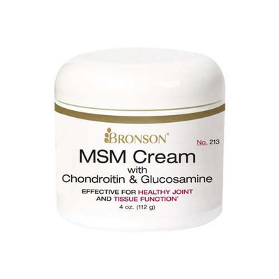 Bronson Vitamins MSM Cream with Chondroitin & Glucosamine