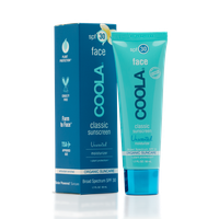COOLA Moisturizing Face SPF 30 Unscented Organic Sunscreen Lotion