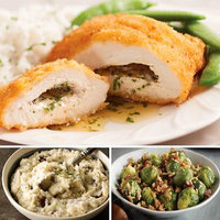 Omaha Steaks Chicken Kiev & Smashed Red Potatoes Feast