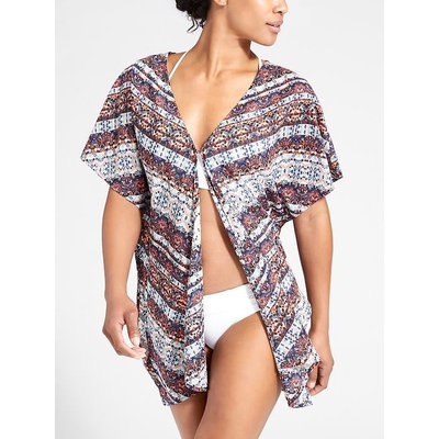 Athleta Womens High Desert Kaftan Size L - Light coral sunset