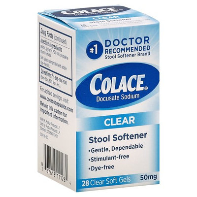 Colace Clear 50 mg Soft Gels 28 count