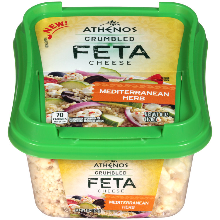Athenos Crumbled Mediterranean Herb Feta Cheese Reviews 2019