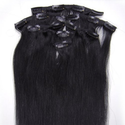 7pcs Clip in Indian Remy Human Hair Extensions Straight 10colors in 5 Length Women's Beauty Accecories for Your Best Choose High Quality