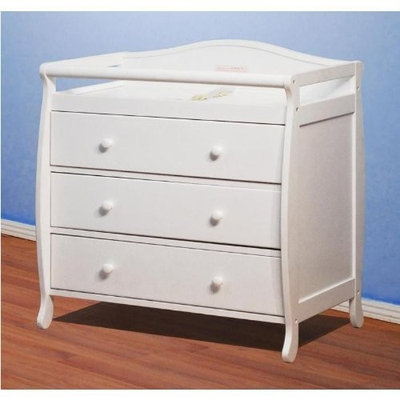 Athena Grace 3 Drawer Changer Dresser with Tray