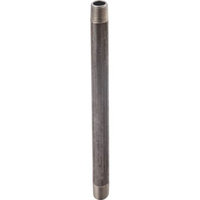 Worldwide Sourcing BN 1/2X60-S 1/2 by 60 Inch Black Seamless Pipe Nipple