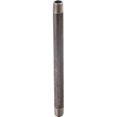 Worldwide Sourcing BN 1/2X60-S 1/2 by 60 Inch Black Seamless Pipe Nipple