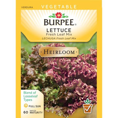 Burpee-Lettuce, Fresh Leaf Mix Seed Packet