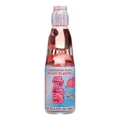 Hata, Peach flavor soft drink, 6.77 Fluid ounce