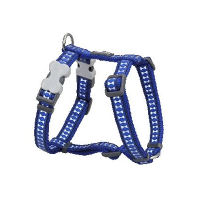 Red Dingo DH-RB-DB-ME Dog Harness Reflective Dark Blue Medium
