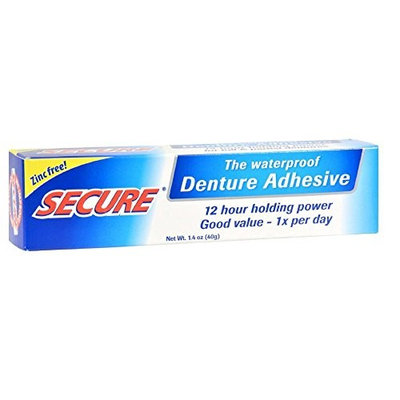 IVORIE Denture Adhesive Waterproof Zinc-Free Extra Strong 1.4oz