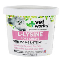 L-Lysine for Cats Chicken Liver & Cheese Flavor - 60 Soft Chews