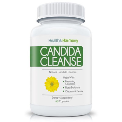Healths Harmony Best Candida Cleanse for Yeast Infection Support - Clear Candida Overgrowth Yeast Infections with