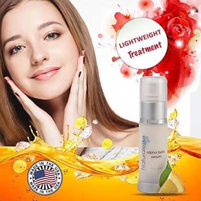 Alpha Beta Serum-lightweight Treatment Gel, Natutalessa 1oz Enhance Collagen Production All Skin Types - Age Defying Treatment. made in USA