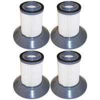 Felji 4 Pack Replacement Filters for Bissell Dirt Bin Zing Bagless Canister Vacuum Part # 203-1532