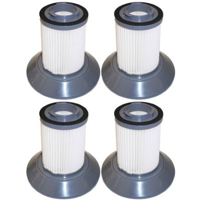Felji 4 Pack Replacement Filters for Bissell Dirt Bin Zing Bagless Canister Vacuum Part # 203-1532