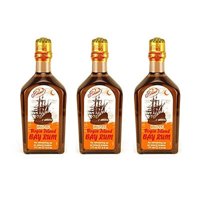 Clubman Pinaud Virgin Island Bay Rum 6 oz (3 Packs)