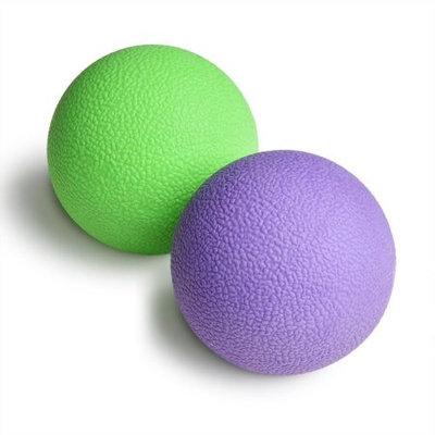 ODOLAND Set of 2 Massage Balls Massage Lacrosse Balls for Yoga Therapeutics, Trigger Point Self Massage