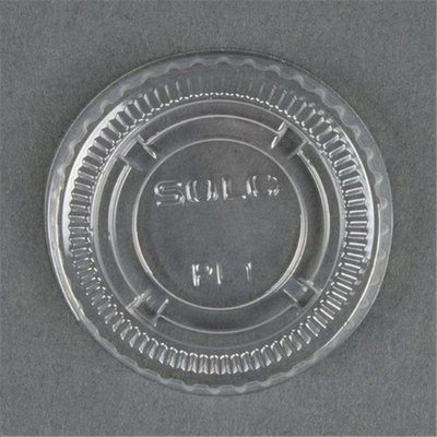 Dart PL1N CPC PET portion Clear Cup Lid- Small Case of 2500