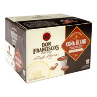 F. Gavi A & Sons, Inc. Don Francisco's Kona Blend, Medium Roast, Single-Serve Coffee, 100-Count