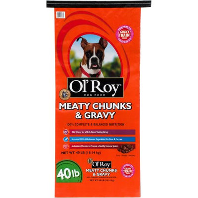 Ol' Roy: Meaty Chunks & Gravy Dog Food, 40 lb