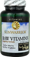 Sunwarrior RAW Vitamins for Him 90 Vegetarian Capsules