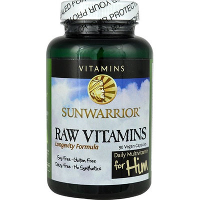 Sunwarrior RAW Vitamins for Him 90 Vegetarian Capsules