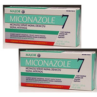 (2 Pack) Miconazole Vaginal Cream Antifungal (Contains 2 Tubes of 1.59oz (45g) Each - 2 Courses of Therapy) (Compare to Active Ingredient of MONISTAT 7 Vaginal Cream): Health & Personal Care